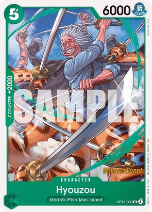 Hyouzou (OP15-030) - Adventure on Kami's Island Release Event Cards - Card Brawlers