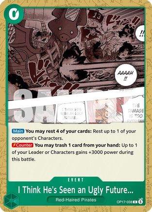 I Think He's Seen an Ugly Future... (OP17-038) - The World's Strongest Warriors - Card Brawlers