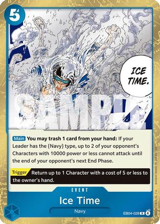 Ice Time (EB04-028) - The Azure Sea's Seven Foil - Card Brawlers