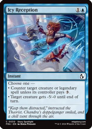 Icy Reception (FRA-030) - Reality Fracture - Card Brawlers