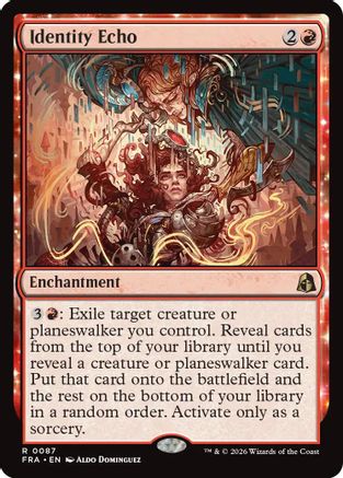 Identity Echo (FRA-087) - Reality Fracture Foil - Card Brawlers