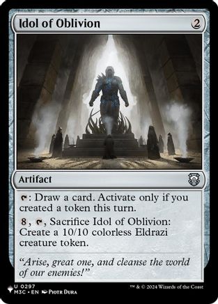 Idol of Oblivion (M3C) (LIST-297) - The List Reprints - Card Brawlers