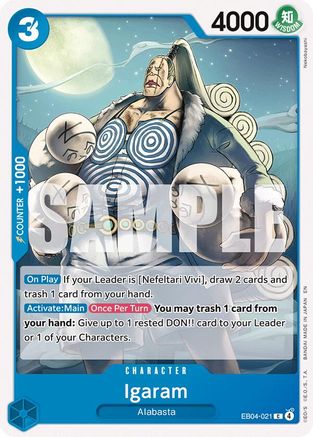 Igaram (EB04-021) - The Azure Sea's Seven - Card Brawlers
