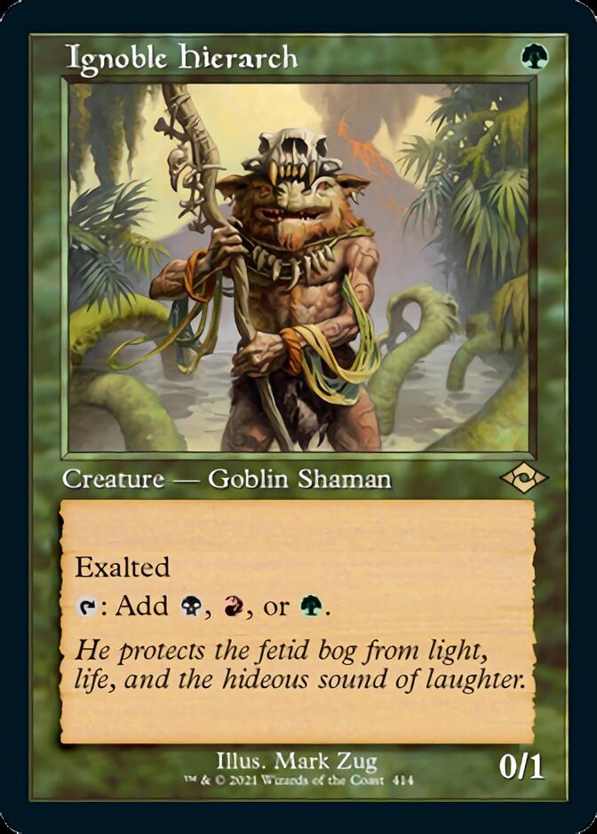 Ignoble Hierarch (Retro Foil Etched) [Modern Horizons 2] - Card Brawlers