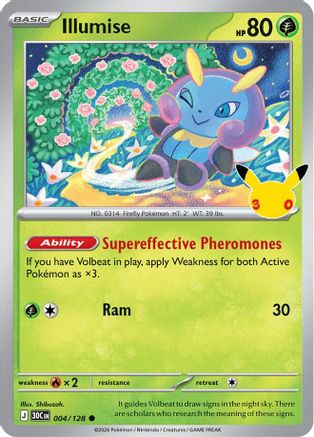 Illumise (004/null) - Holofoil [ME 30th Celebration] - Card Brawlers