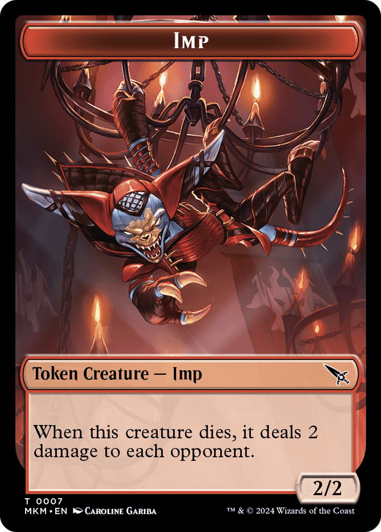 Imp Token [Murders at Karlov Manor Tokens] - Card Brawlers