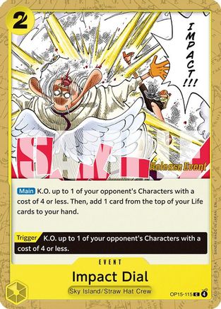 Impact Dial (OP15-115) - Adventure on Kami's Island Release Event Cards - Card Brawlers
