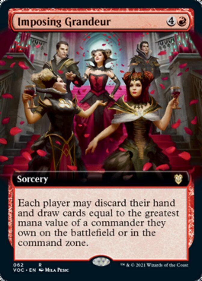 Imposing Grandeur (Extended Art) [Innistrad: Crimson Vow Commander] - Card Brawlers