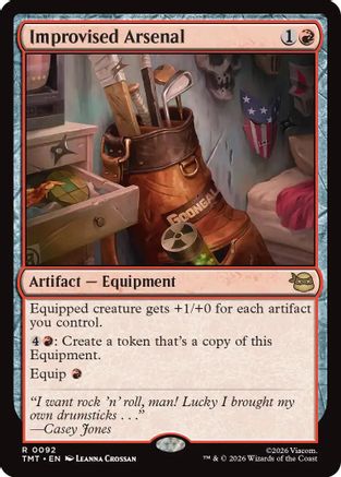 Improvised Arsenal (TMT-092) - Teenage Mutant Ninja Turtles - Card Brawlers