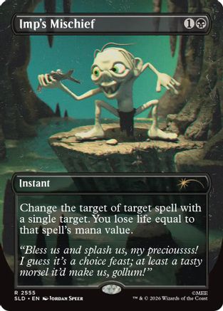 Imp's Mischief (SLD-2555) - Secret Lair Drop Series Foil - Card Brawlers