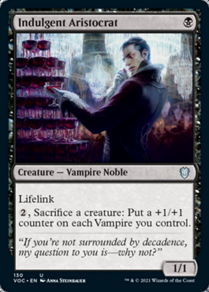 Indulgent Aristocrat [Innistrad: Crimson Vow Commander] - Card Brawlers