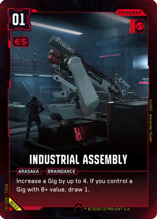 Industrial Assembly (B033) - Welcome to Night City Beta - Card Brawlers