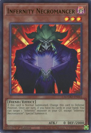 Infernity Necromancer (MAMO-EN041) - Magnificent Monsters 1st Edition - Card Brawlers