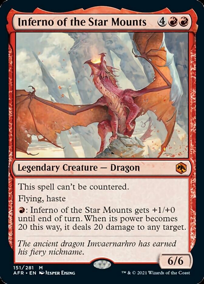 Inferno of the Star Mounts [Dungeons & Dragons: Adventures in the Forgotten Realms] - Card Brawlers