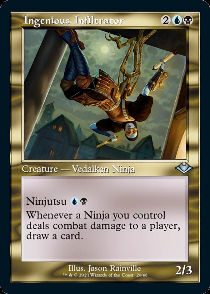 Ingenious Infiltrator (Retro Foil Etched) [Modern Horizons] - Card Brawlers