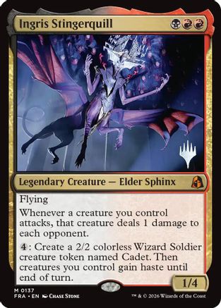 Ingris Stingerquill (PPFRA-137) - Promo Pack: Reality Fracture Foil - Card Brawlers
