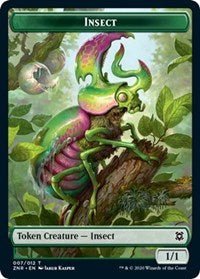 Insect // Kor Warrior Double - Sided Token [Zendikar Rising Tokens] - Card Brawlers
