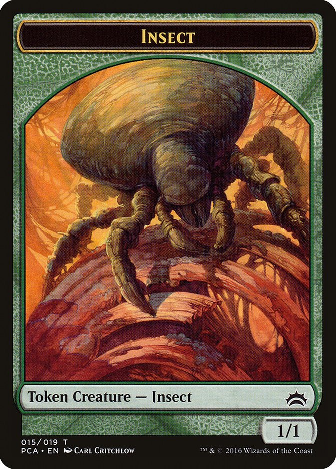 Insect Token [Planechase Anthology Tokens] - Card Brawlers