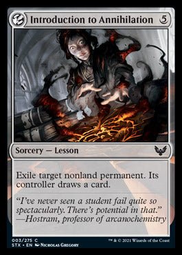 Introduction to Annihilation [Strixhaven: School of Mages] - Card Brawlers