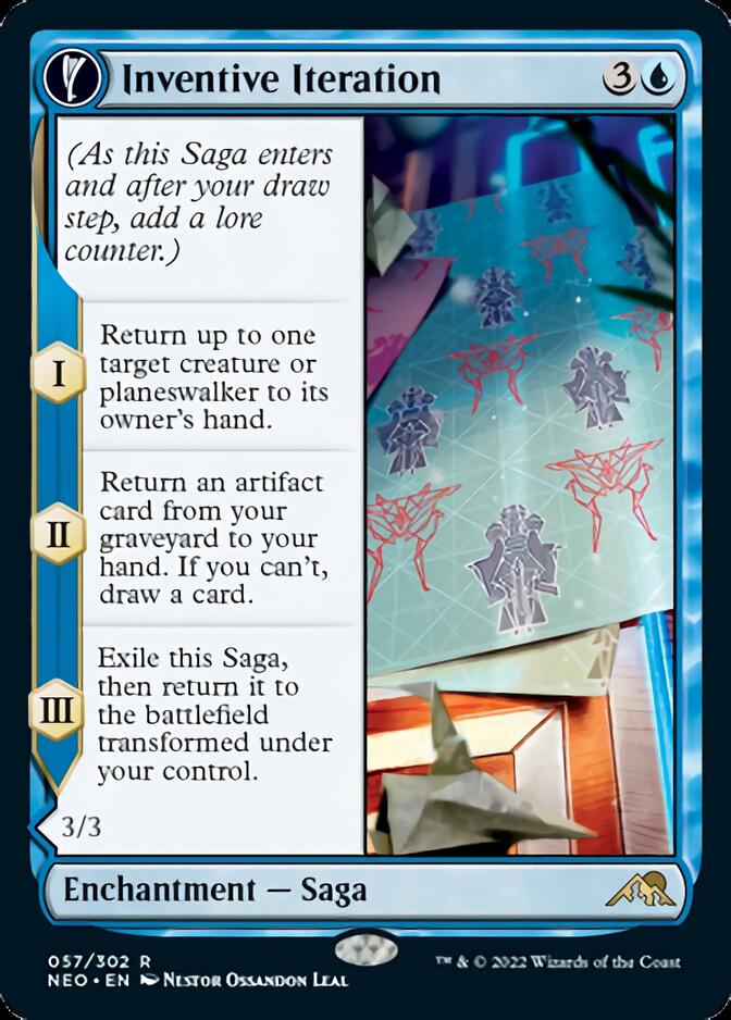 Inventive Iteration // Living Breakthrough [Kamigawa: Neon Dynasty] - Card Brawlers