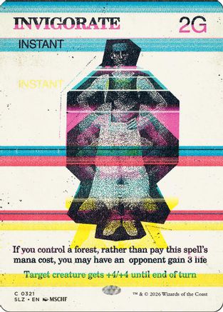 Invigorate (0321) (SLZ-321) - Secret Lair x MSCHF: The Zeta Set - Card Brawlers