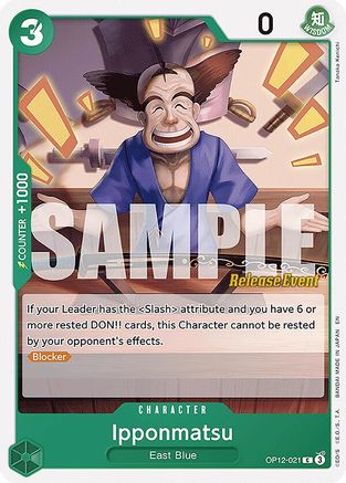 Ipponmatsu (OP12-021) - Legacy of the Master Release Event Cards - Card Brawlers