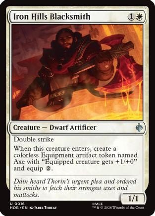 Iron Hills Blacksmith (HOB-016) - The Hobbit - Card Brawlers