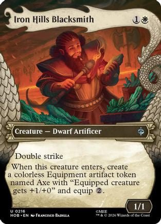 Iron Hills Blacksmith (Showcase) (HOB-216) - The Hobbit Foil - Card Brawlers