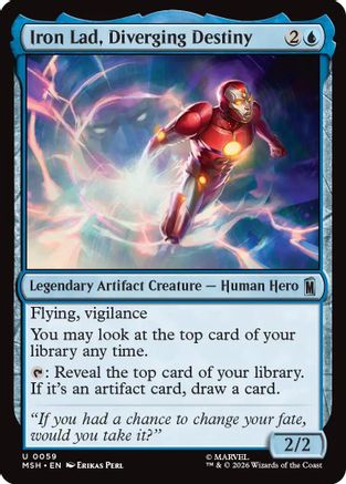 Iron Lad, Diverging Destiny (MSH-059) - Marvel Super Heroes - Card Brawlers