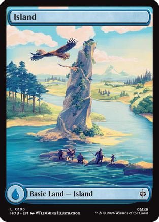 Island (0195) (HOB-195) - The Hobbit Foil - Card Brawlers
