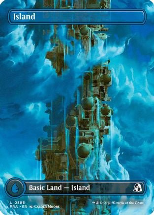Island (Borderless) (0386) (FRA-386) - Reality Fracture - Card Brawlers