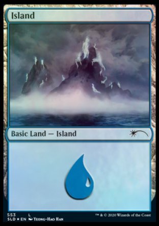 Island (Spirits) (553) [Secret Lair Drop Promos] - Card Brawlers