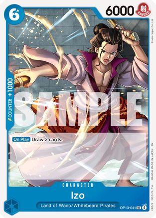 Izo (OP13-041) - Carrying On His Will - Card Brawlers