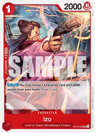 Izo (OP16-002) - The Time of Battle - Card Brawlers