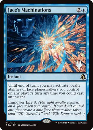 Jace's Machinations (PPFRA-032) - Promo Pack: Reality Fracture - Card Brawlers