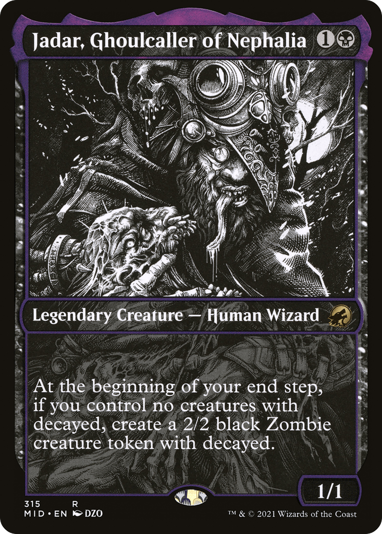 Jadar, Ghoulcaller of Nephalia (Showcase Eternal Night) [Innistrad: Midnight Hunt] - Card Brawlers