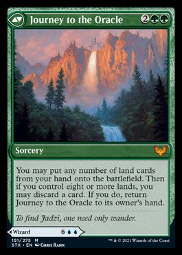 Jadzi, Oracle of Arcavios // Journey to the Oracle [Strixhaven: School of Mages] - Card Brawlers