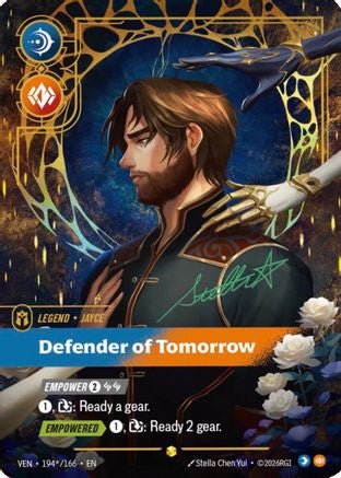 Jayce - Defender of Tomorrow (Signature) (194*/166) - Vendetta Foil - Card Brawlers