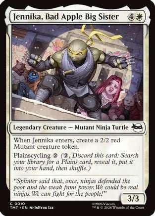 Jennika, Bad Apple Big Sister (TMT-010) - Teenage Mutant Ninja Turtles - Card Brawlers