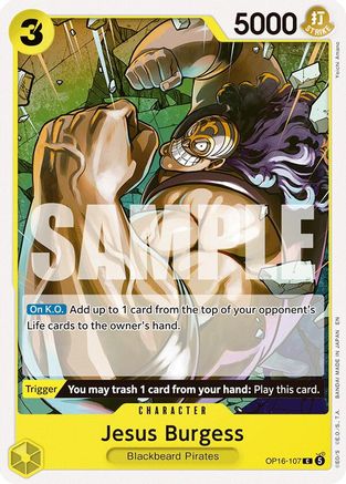 Jesus Burgess (OP16-107) - The Time of Battle - Card Brawlers