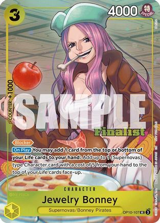 Jewelry Bonney (CS 25-26 Finalist Card Set 2) (OP10-107) - One Piece Promotion Cards Foil - Card Brawlers