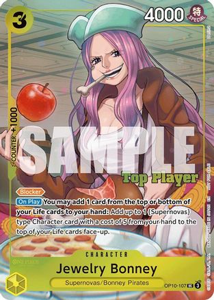 Jewelry Bonney (CS 25-26 Top Player Pack Vol. 2) (OP10-107) - One Piece Promotion Cards Foil - Card Brawlers