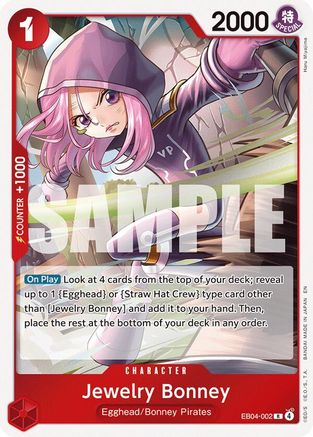 Jewelry Bonney (EB04-002) (EB04-002) - Adventure on Kami's Island Foil - Card Brawlers