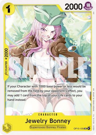 Jewelry Bonney (OP15-105) (OP15-105) - Adventure on Kami's Island - Card Brawlers