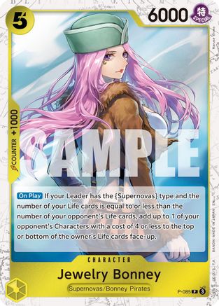 Jewelry Bonney - P-085 (Pirate Foil) (P-085) - Premium Booster -The Best- Vol. 2 Foil - Card Brawlers