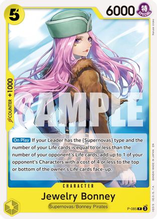 Jewelry Bonney - P-085 (Reprint) (P-085) - Premium Booster -The Best- Vol. 2 - Card Brawlers