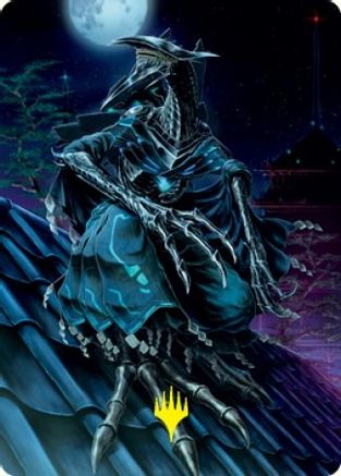 Jin-Gitaxias, Progress Tyrant Art Card (Gold-Stamped Signature) (ASNEO-052) - Art Series: Kamigawa: Neon Dynasty - Card Brawlers
