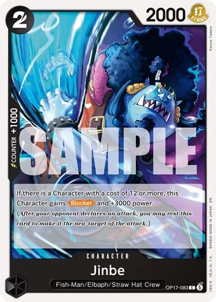 Jinbe (083) (OP17-083) - The World's Strongest Warriors - Card Brawlers