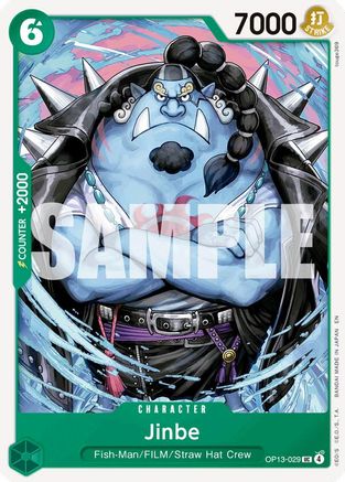Jinbe (OP13-029) - Carrying On His Will - Card Brawlers