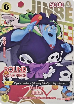 Jinbe (Round 1 Promo) (ST29-005) - One Piece Promotion Cards Foil - Card Brawlers